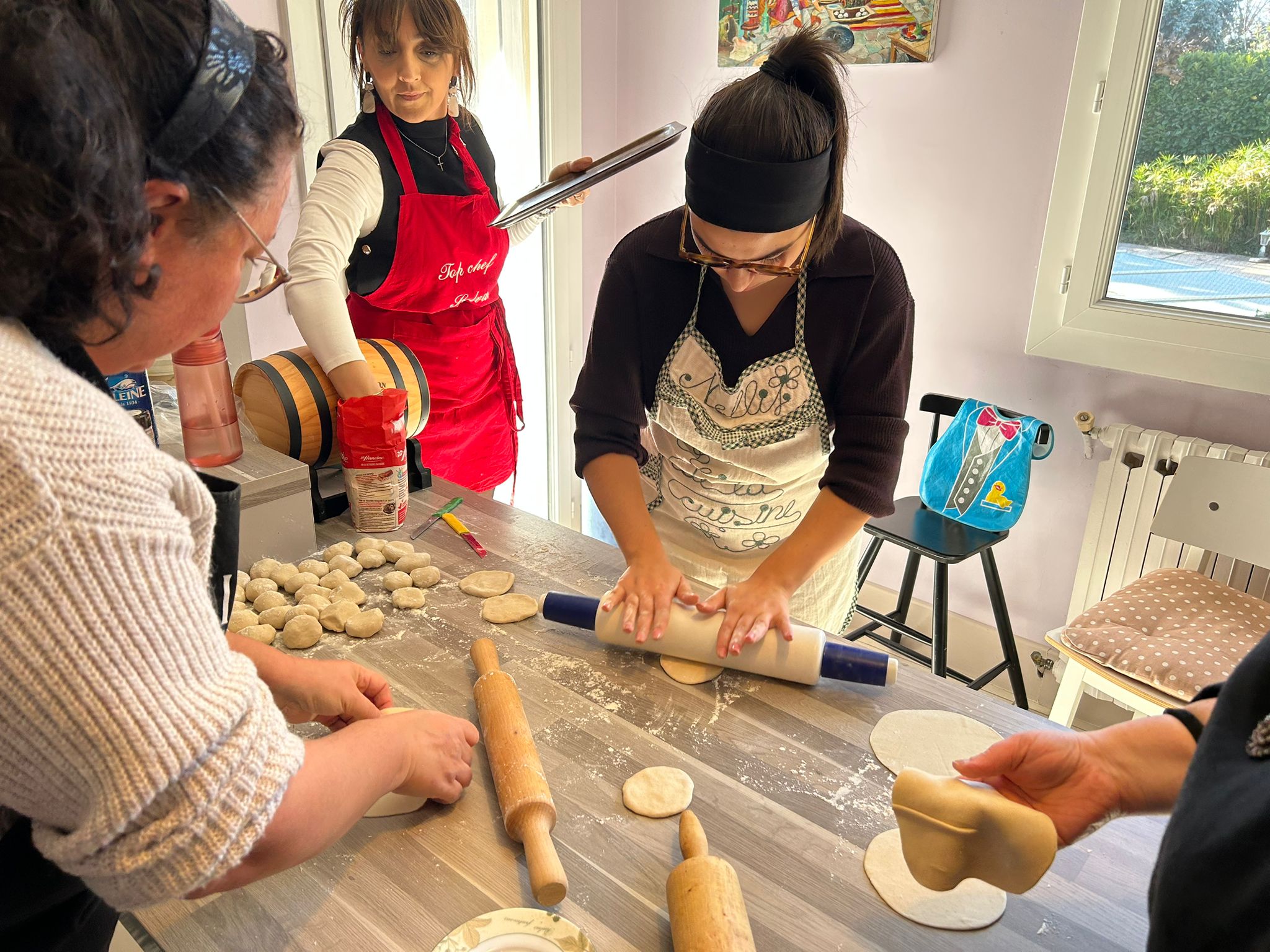 Préparation du khinkali