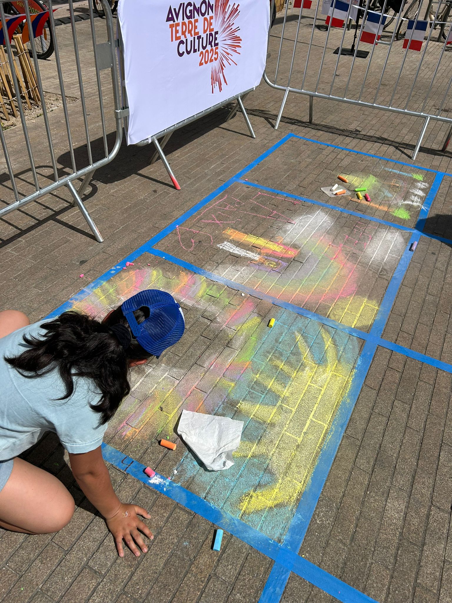 Familles participant au festival