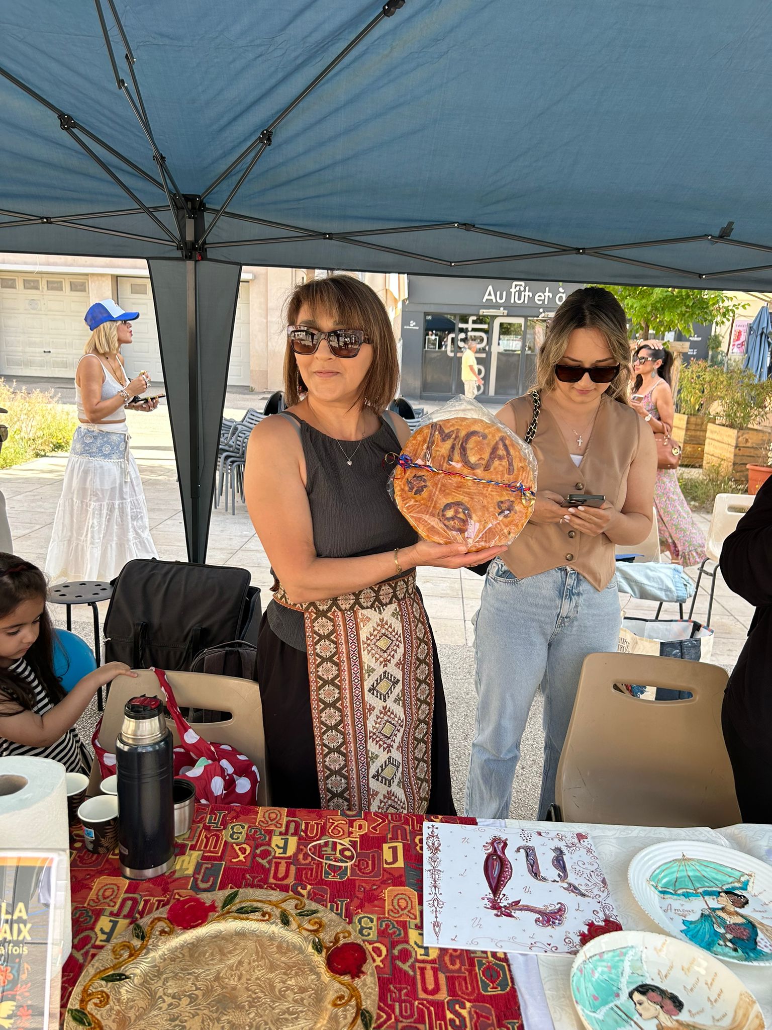 Familles participant au festival
