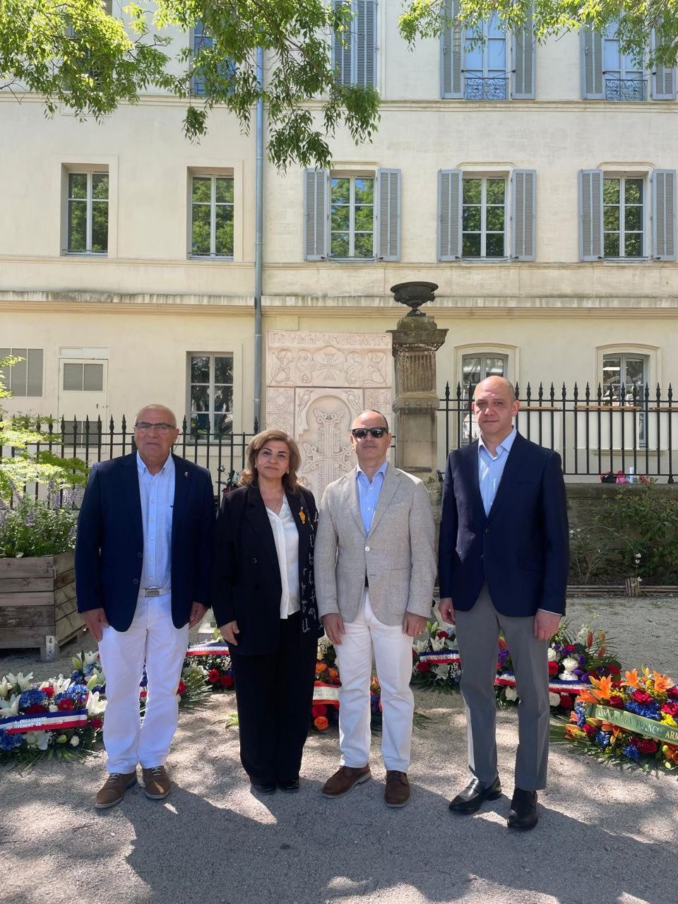 Cérémonie au square Perdiguier