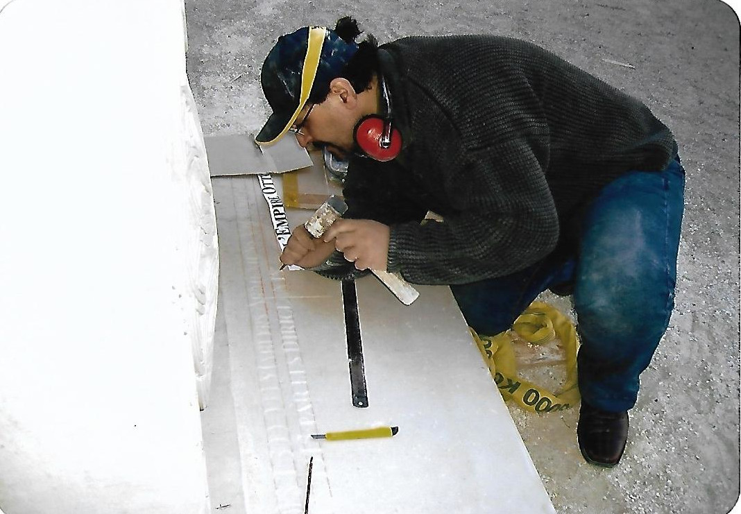 Détail du Khatchkar - sculpture